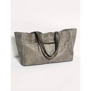 Free People Camille Leather Tote Bag